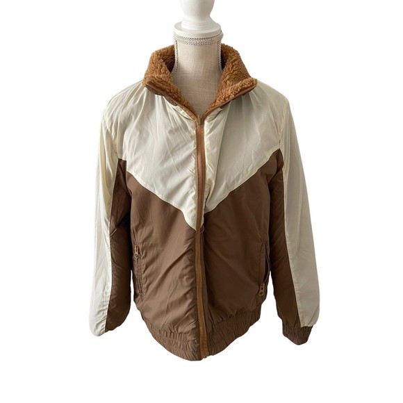 Zyia Active Camel Sierra Fleece‎ Reversible Jacket Size XL - Picture 1 of 5